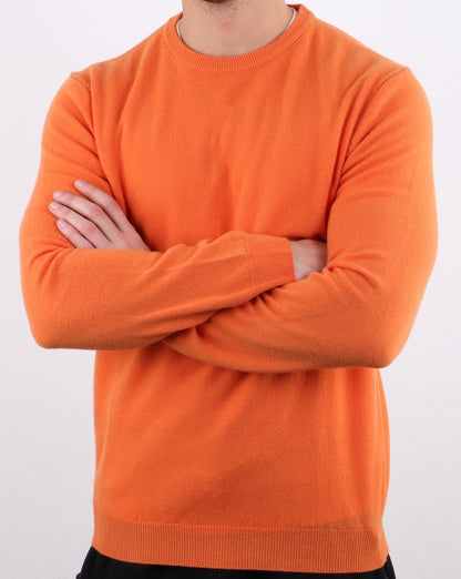 Benetton Pullover aus Merinowolle Orange