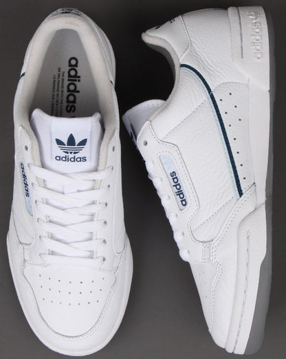 Adidas Continental 80 Sneakers Weiß/Himmelblau/Marineblau