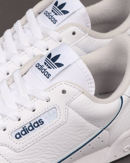 Adidas Continental 80 Sneakers Weiß/Himmelblau/Marineblau