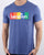 Benetton Box Logo T Shirt Blue