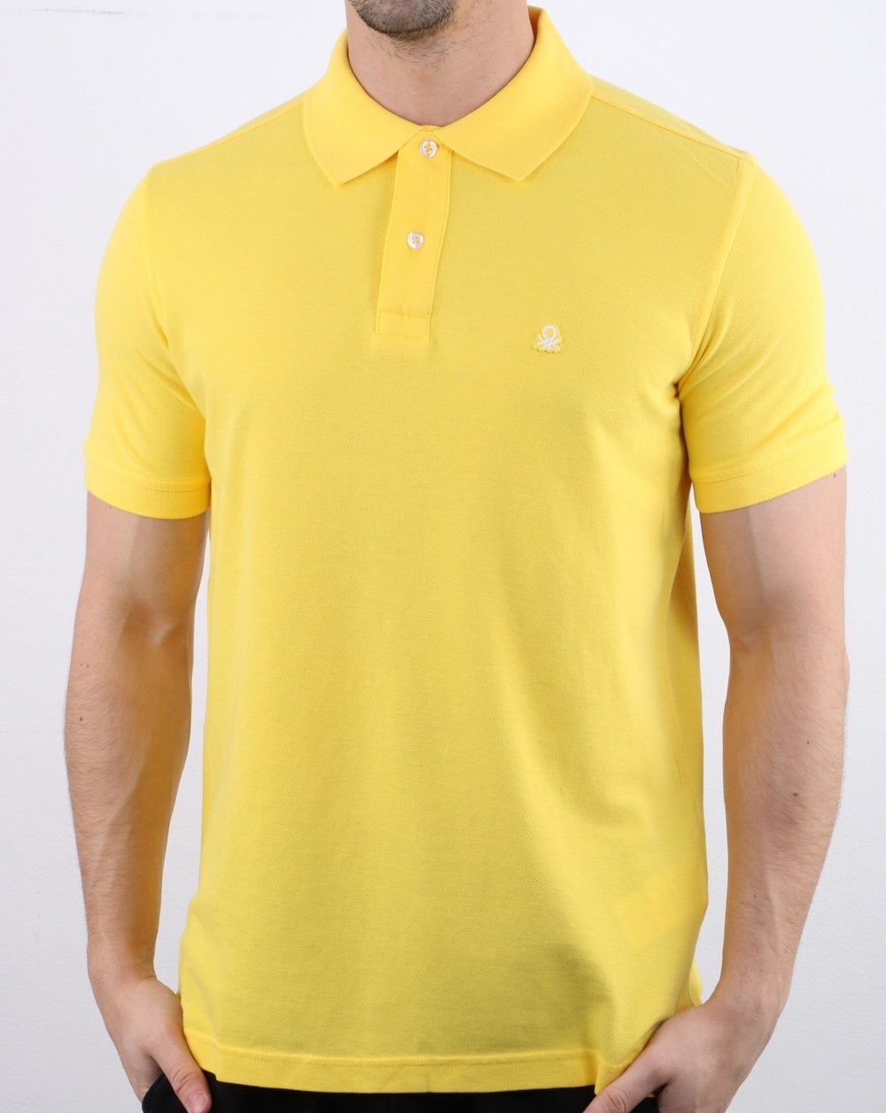 Benetton Polo Shirt Yellow