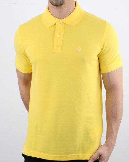 Benetton Poloshirt Gelb