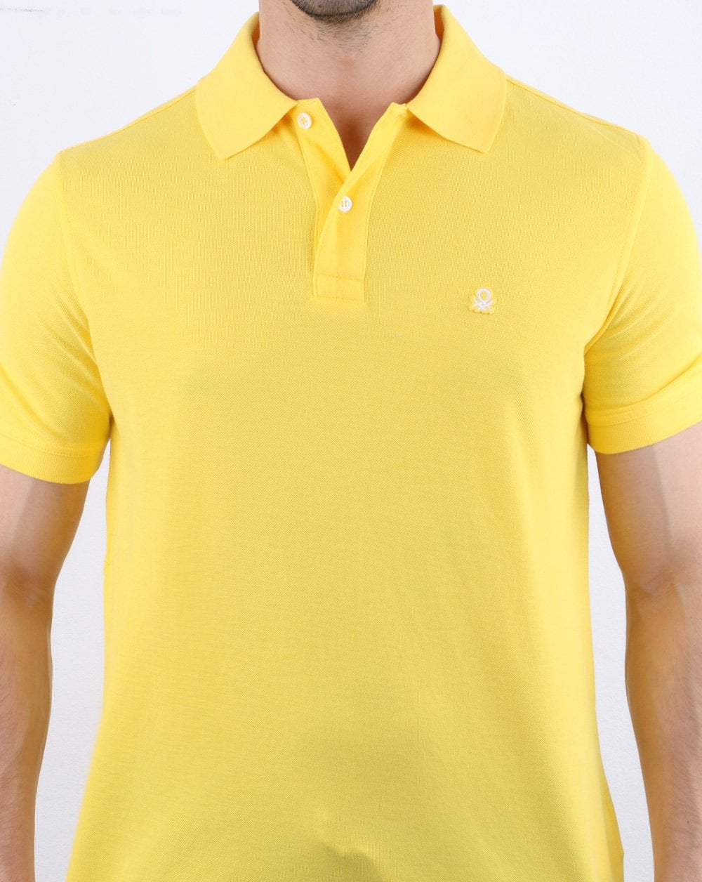 Benetton Poloshirt Gelb