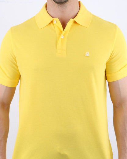 Benetton Poloshirt Gelb