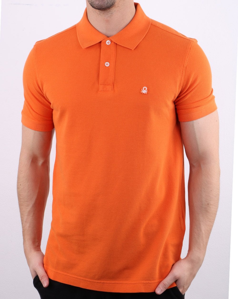 Benetton Poloshirt Orange