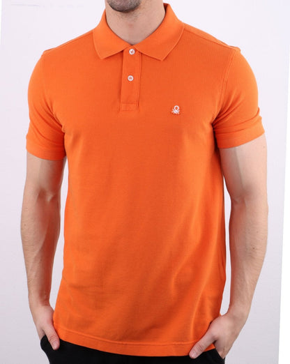 Benetton Poloshirt Orange