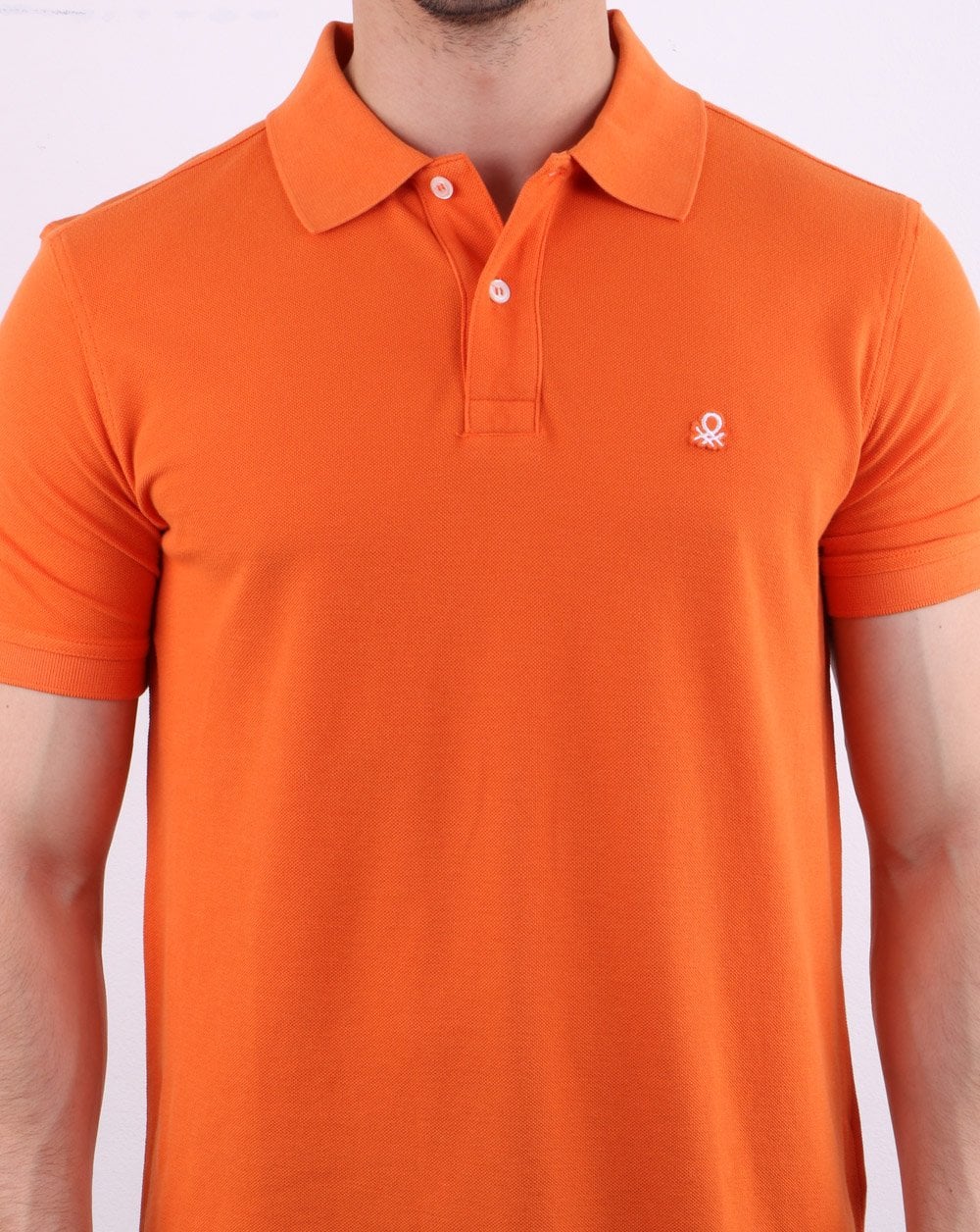Benetton Poloshirt Orange