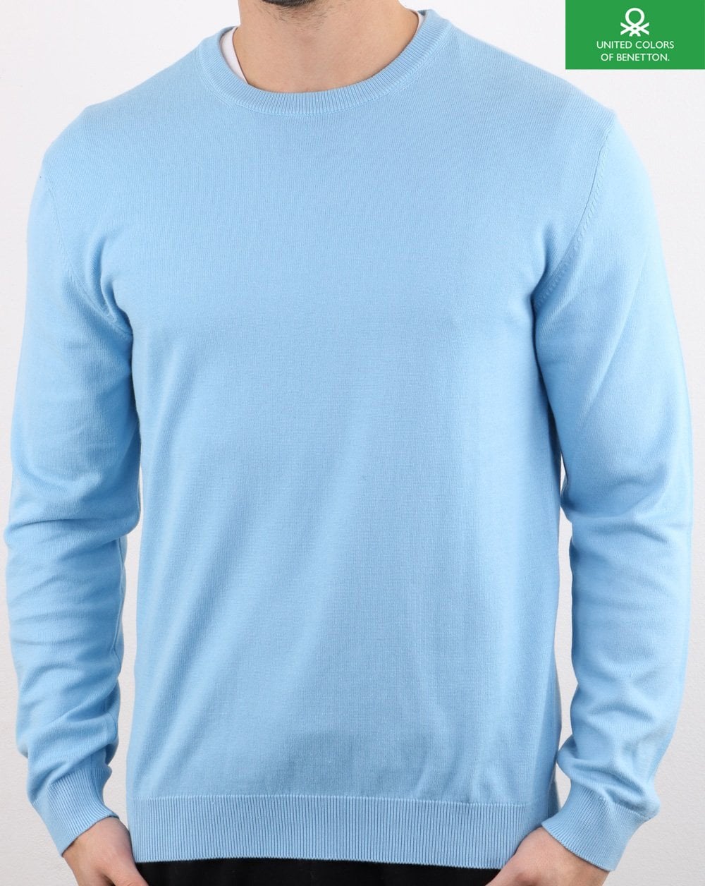 Benetton Baumwollpullover Blau