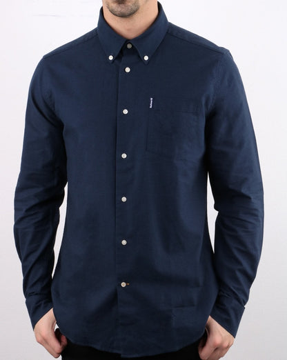 Barbour Oxford Hemd Marineblau