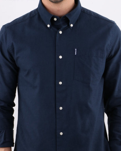 Barbour Oxford Hemd Marineblau
