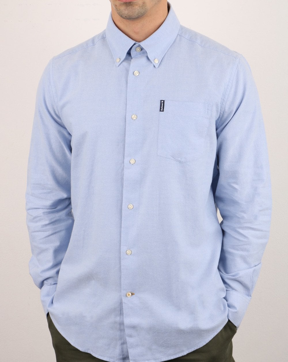 Barbour Oxford Hemd Blau