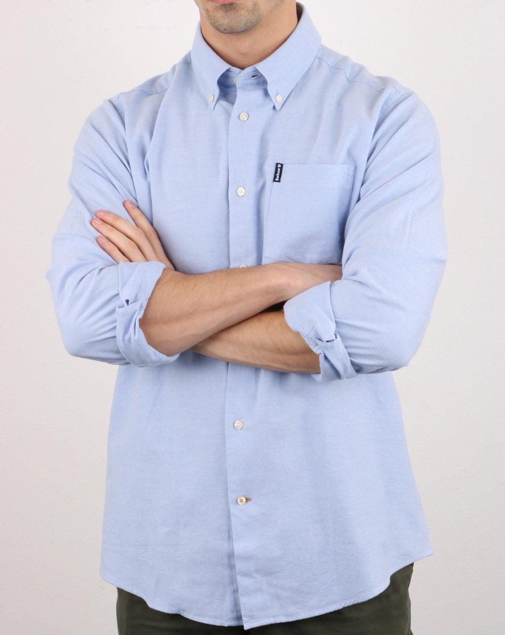 Barbour Oxford Hemd Blau