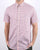 Gant Gingham Short Sleeved Shirt Rose
