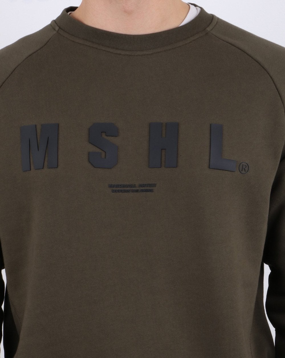 Marshall Artist – Hybrid Tech Sweatshirt in Khaki