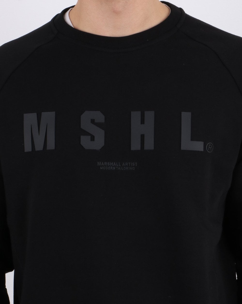 Marshall Artist Hybrid Tech Sweatshirt Schwarz