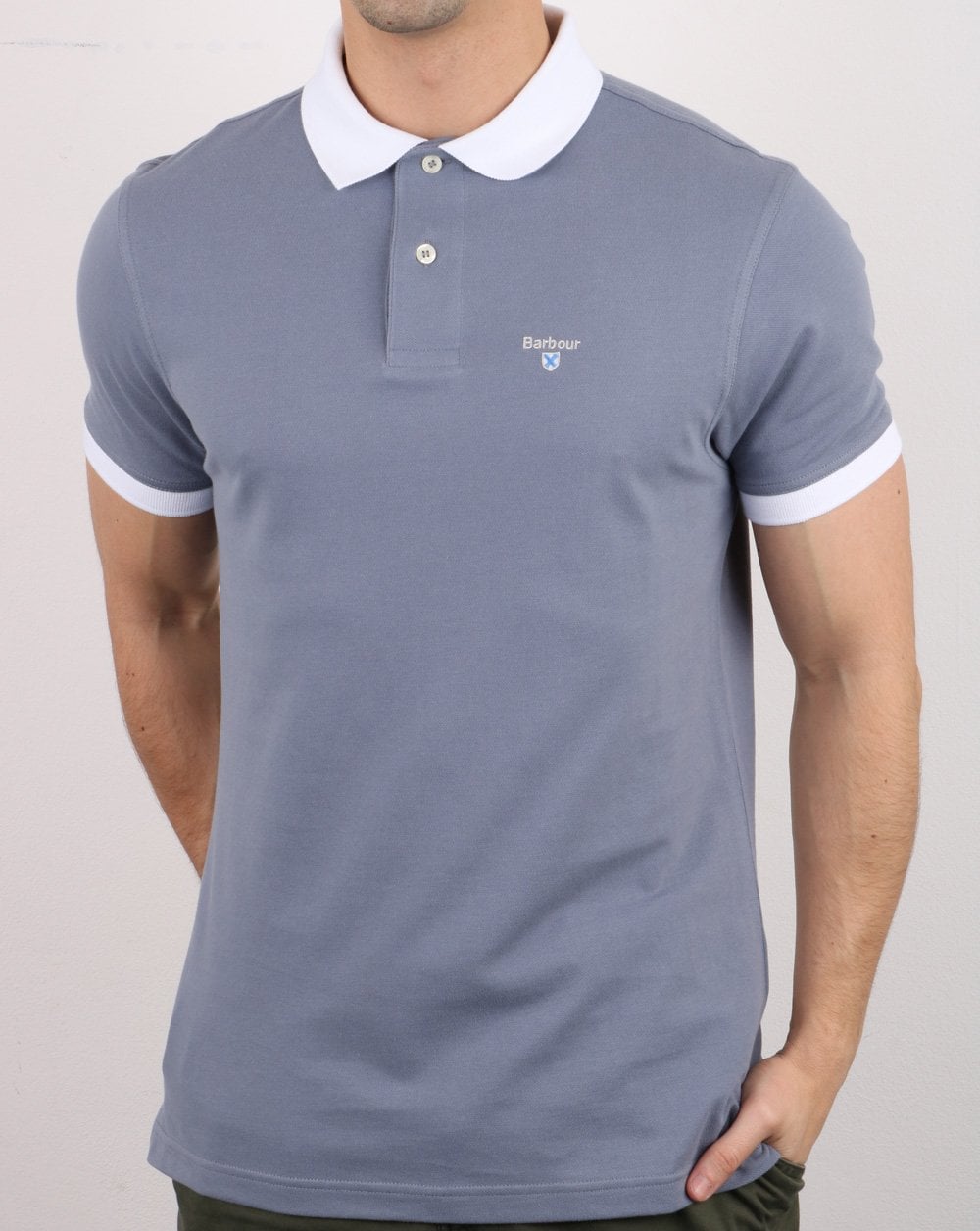 Barbour Lynton Polo Washed Blue