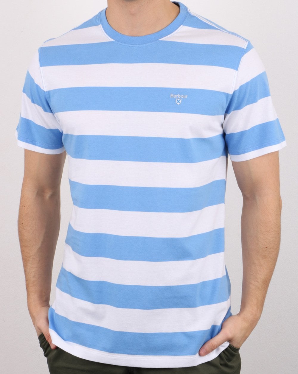 Barbour Beach Stripe T-Shirt Blau