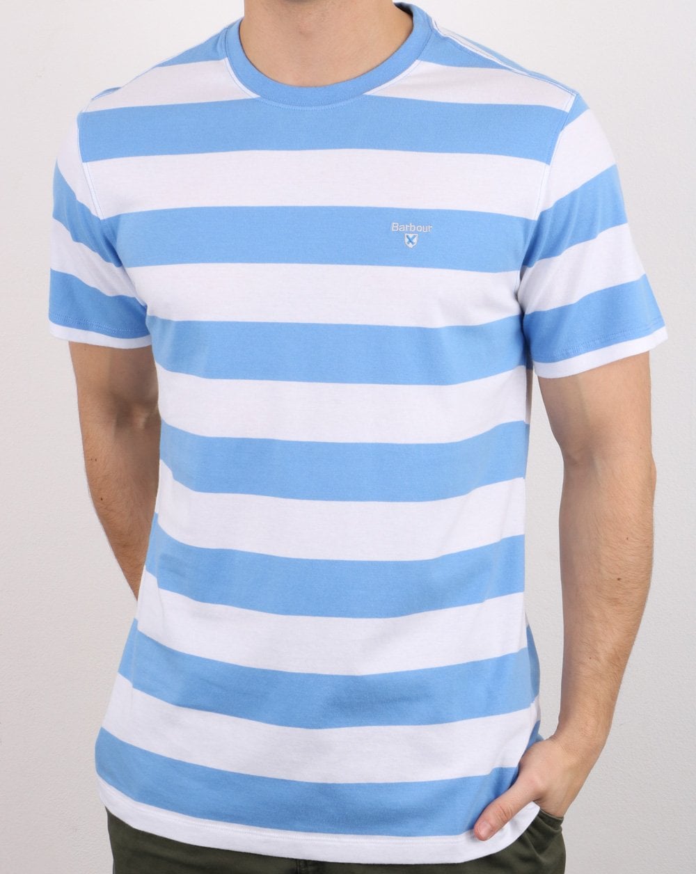Barbour Beach Stripe T-Shirt Blau