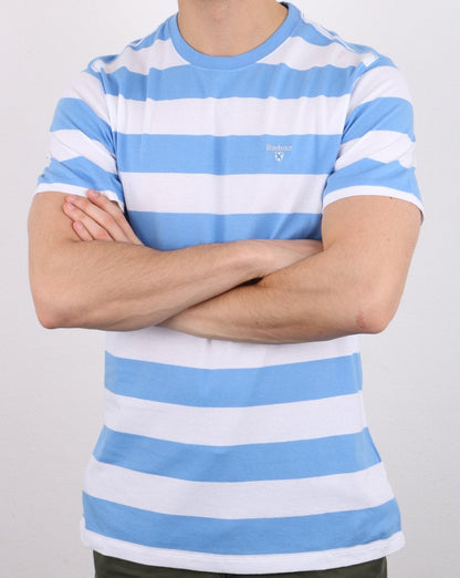 Barbour Beach Stripe T-Shirt Blau