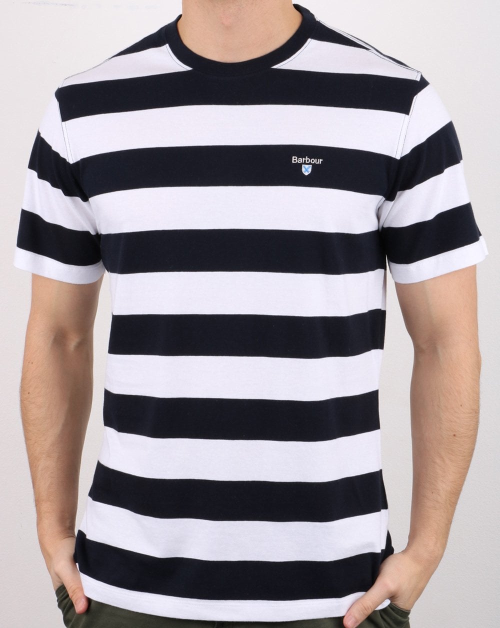 Barbour Beach Stripe T-Shirt Marineblau