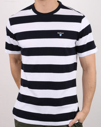 Barbour Beach Stripe T-Shirt Marineblau