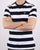 Barbour Beach Stripe Tee Navy