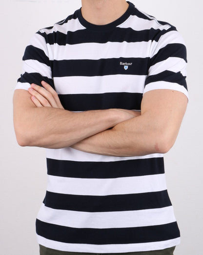 Barbour Beach Stripe T-Shirt Marineblau