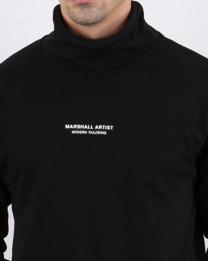 Marshall Artist Hybrid Tech Rollkragenpullover Schwarz