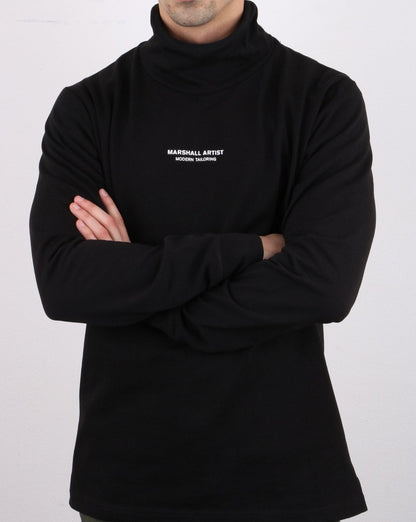 Marshall Artist Hybrid Tech Rollkragenpullover Schwarz