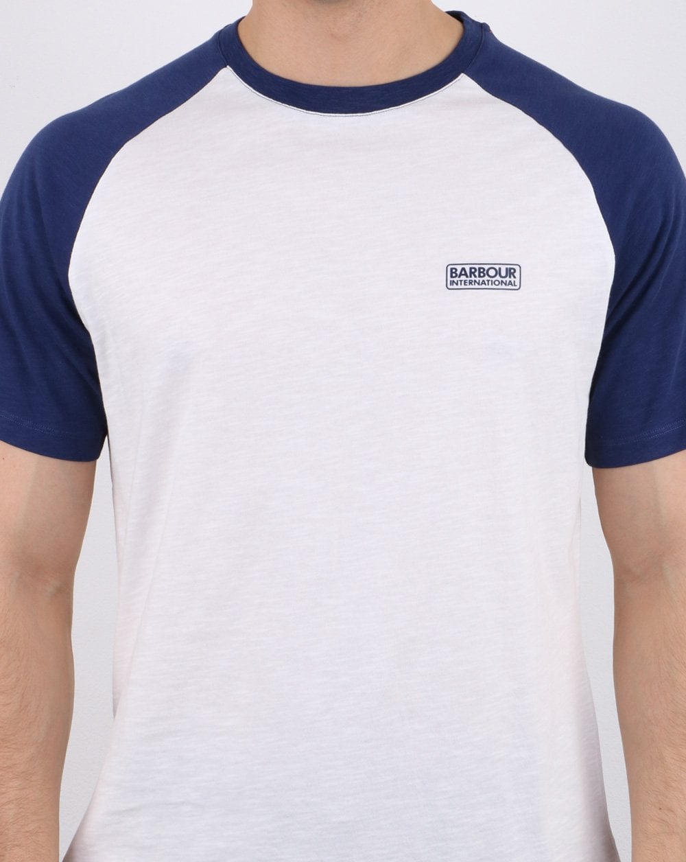 Barbour International Rivet Raglan Tee Weiß