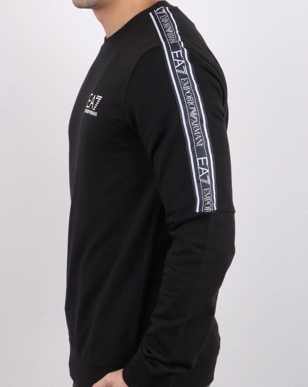 Emporio Armani EA7 Sweatshirt Schwarz