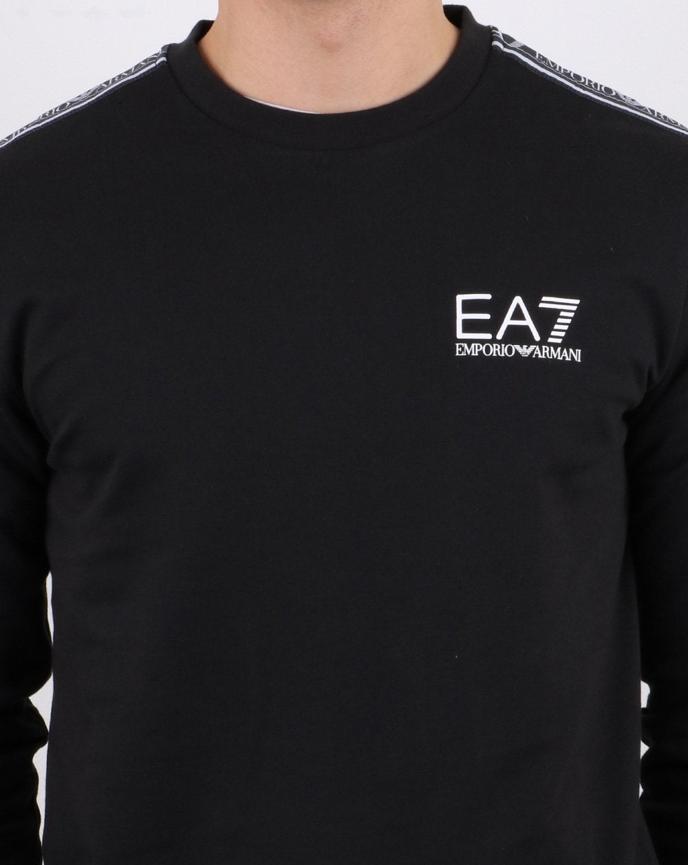 Emporio Armani EA7 Sweatshirt Schwarz