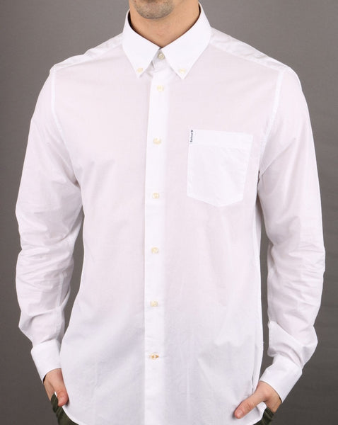 Barbour Headshaw Shirt White