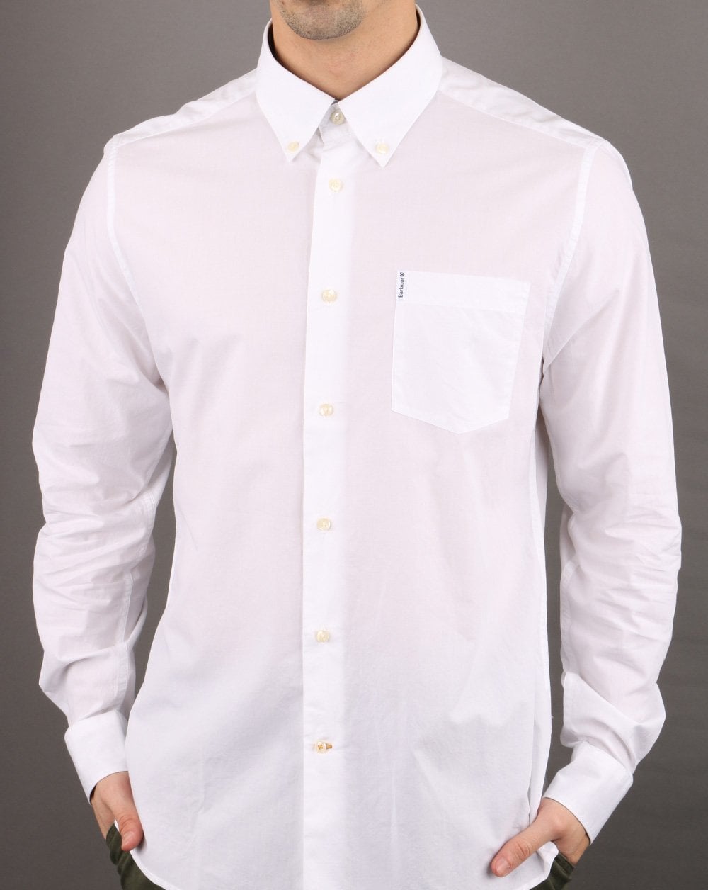 Barbour Headshaw Shirt White