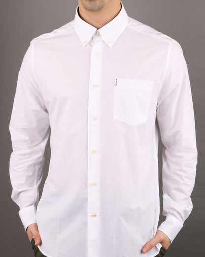 Barbour Headshaw Hemd Weiß