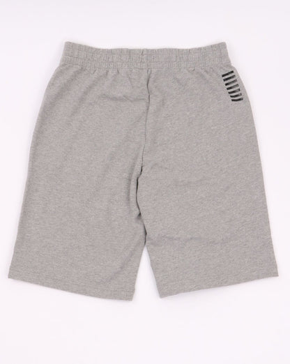 Emporio Armani EA7 – Sweatshorts in Graumeliert