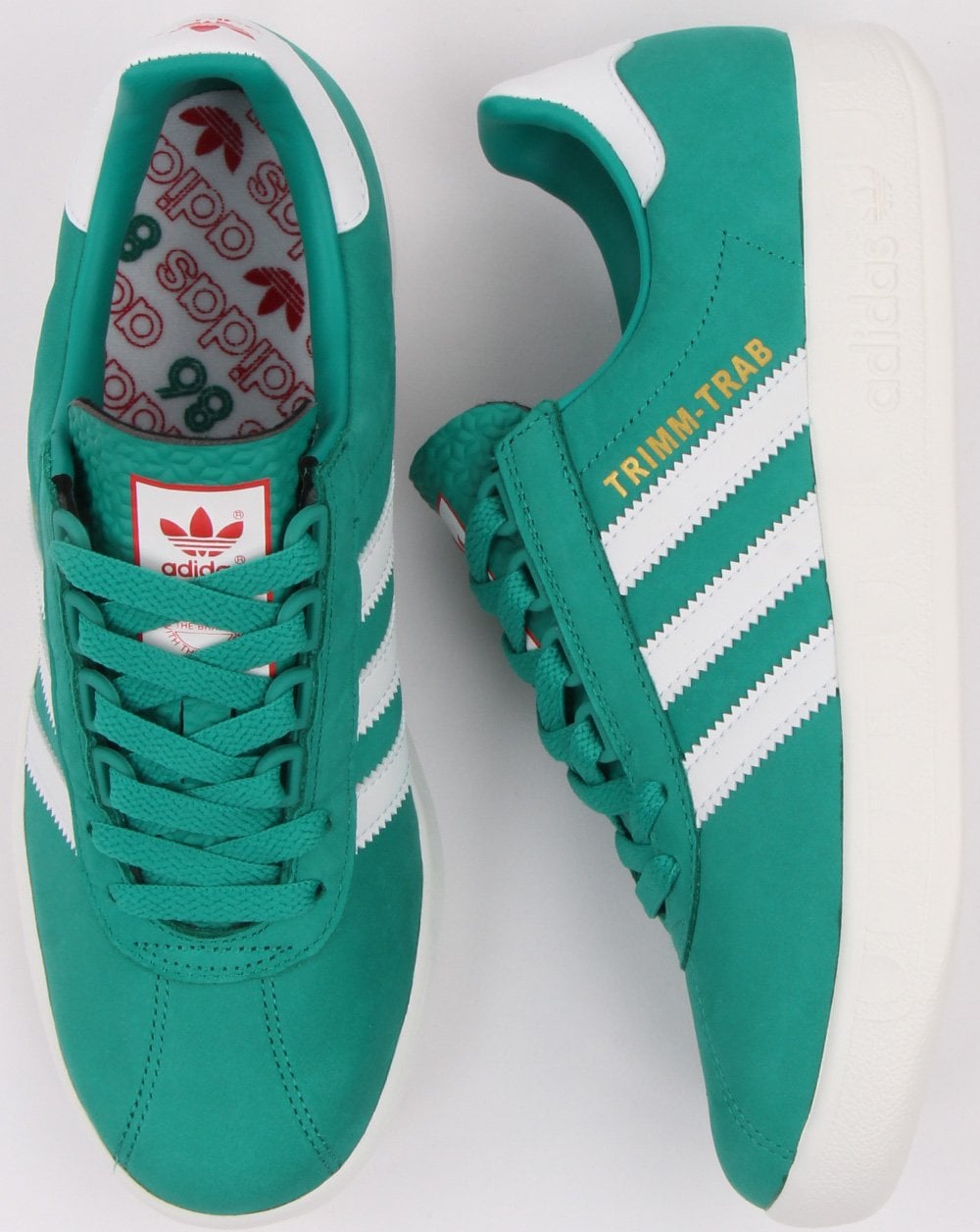 Adidas Trimm Trab Trainers Glory Green/White
