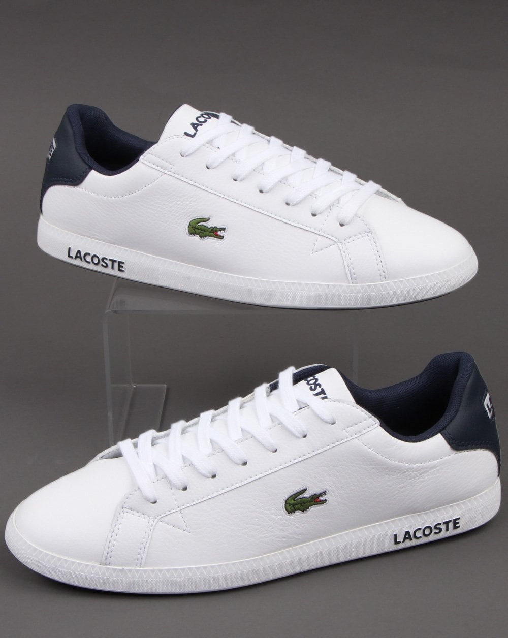 Lacoste Footwear Graduate LCR3 Trainer Weiß/Dunkelblau