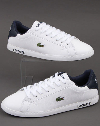 Lacoste Footwear Graduate LCR3 Trainer Weiß/Dunkelblau