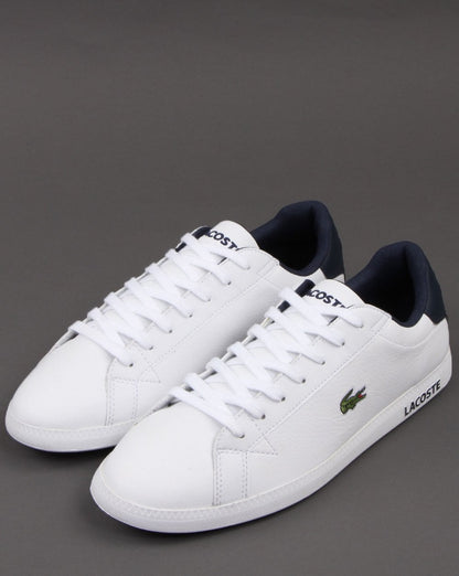 Lacoste Footwear Graduate LCR3 Trainer Weiß/Dunkelblau