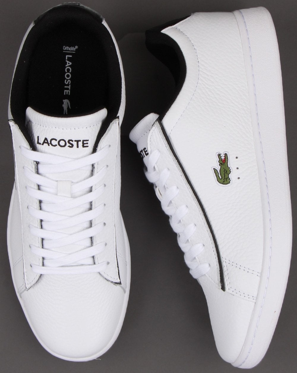 Lacoste Footwear Carnaby Evo Trainer Weiß/Schwarz