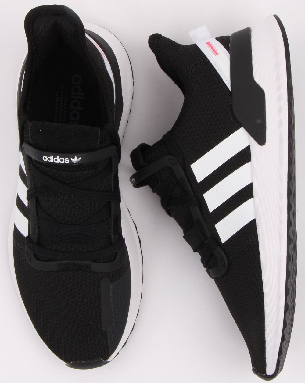 Adidas U_path Run Trainers Black/White/Shock Red