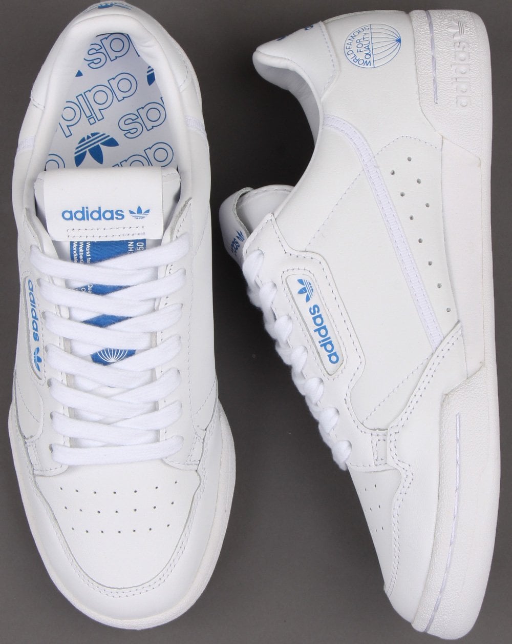 Adidas Continental 80 Sneaker Weiß/Blau