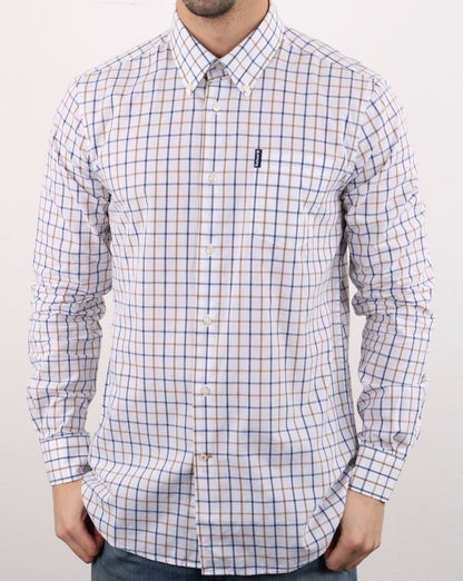 Barbour Tattersall Hemd Stein