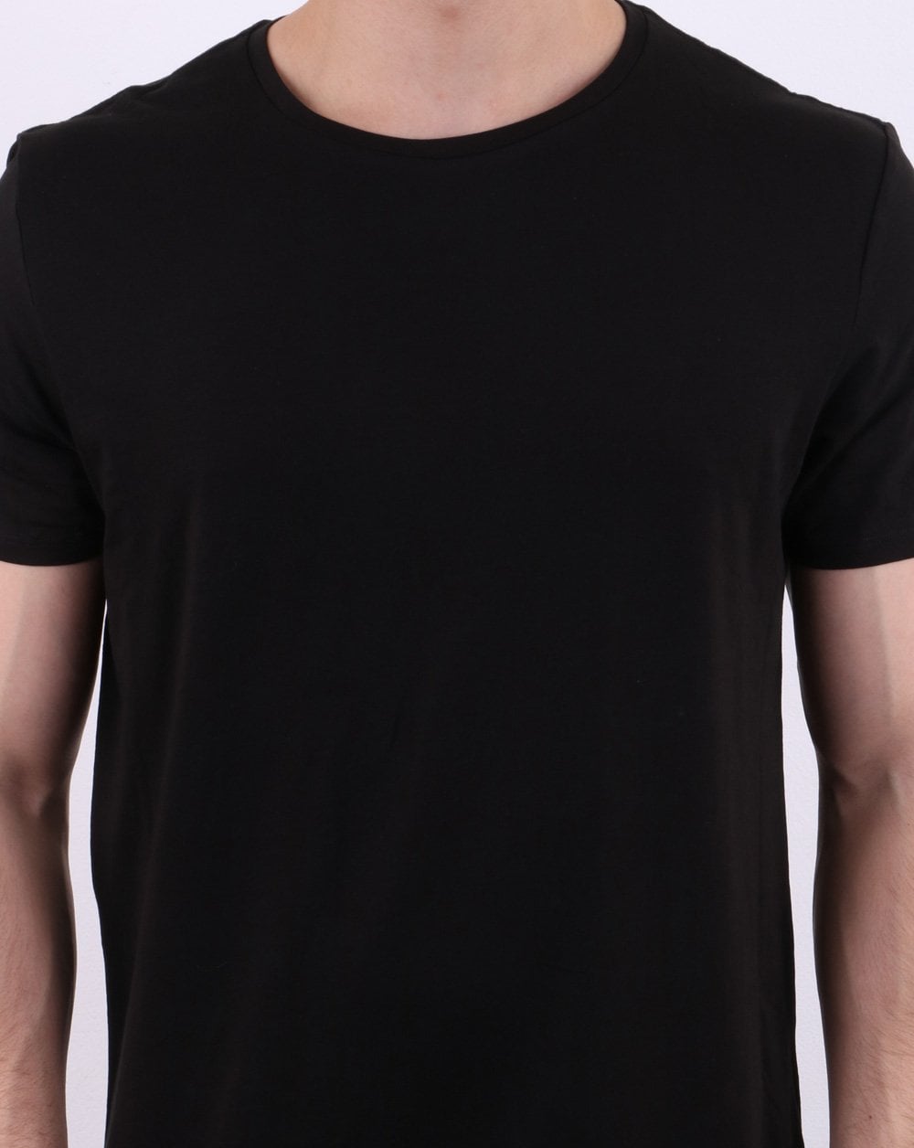 Lacoste – T-Shirts mit Rundhalsausschnitt im Doppelpack in Schwarz