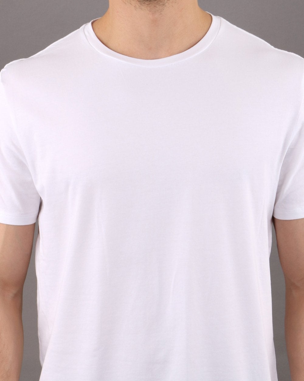 Lacoste – T-Shirts mit Rundhalsausschnitt im Doppelpack, Weiß