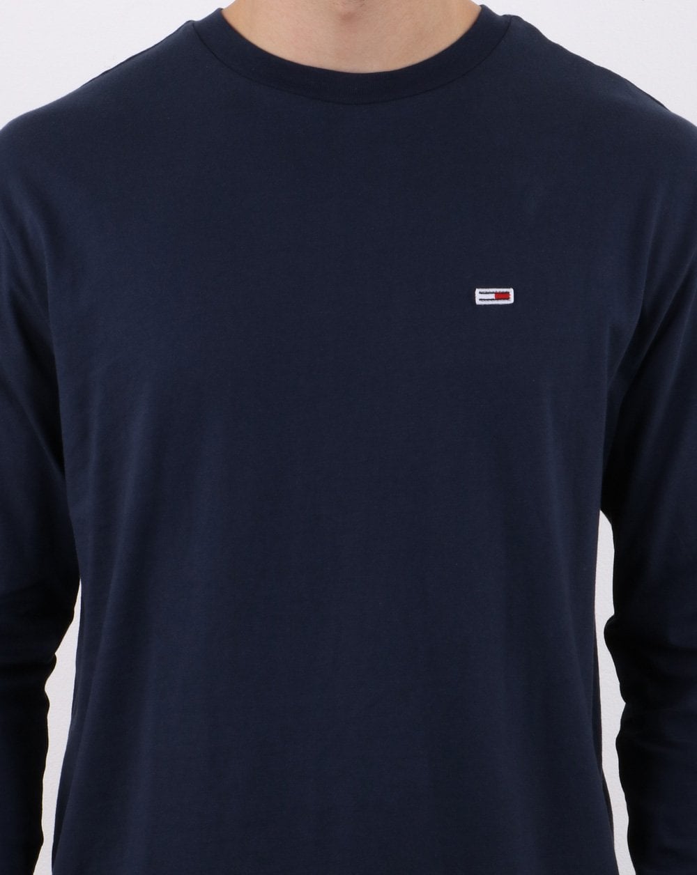 Tommy Hilfiger Langarm-T-Shirt Marineblau