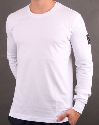 Marshall Artist Siren Langarm-T-Shirt Weiß