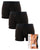 Lacoste Triple Pack Boxers Black/black