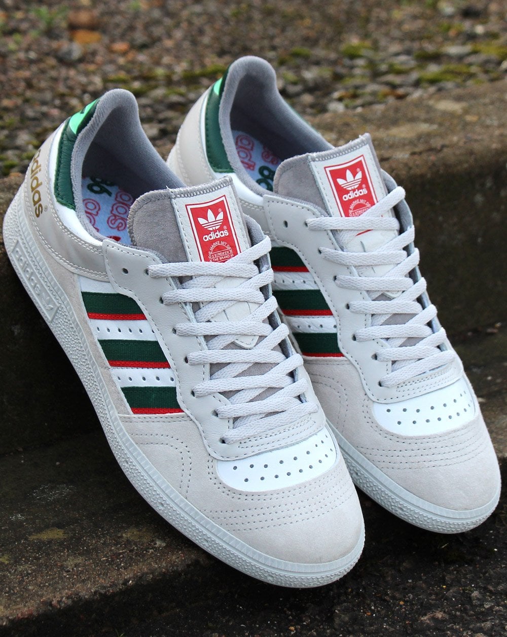 Adidas Handball Top Sneaker Grau/Grün/Rot